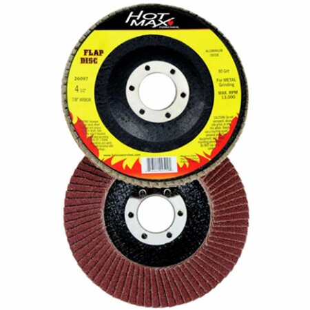 TOOL 4.5 in. 80 Grit Type 27 Flap Disc TO3349992